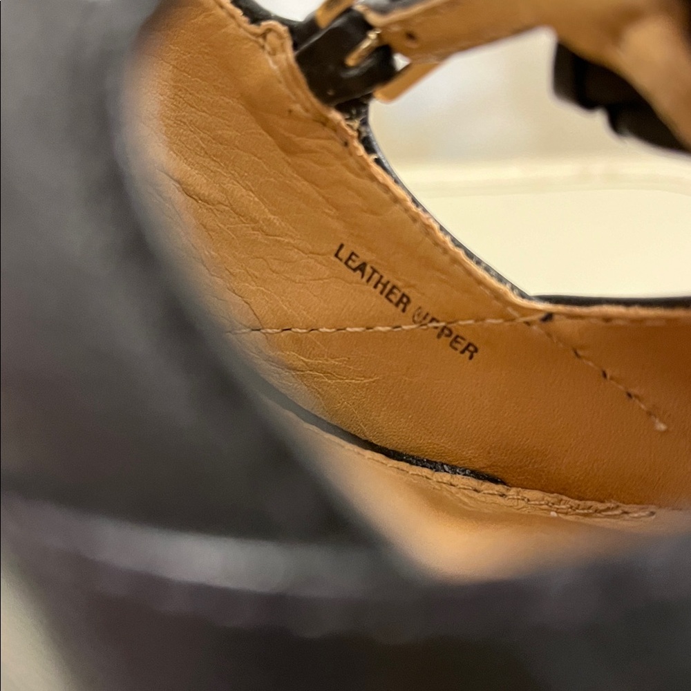 L.A.M.B. Black Strappy High Heels - Picture 9 of 15